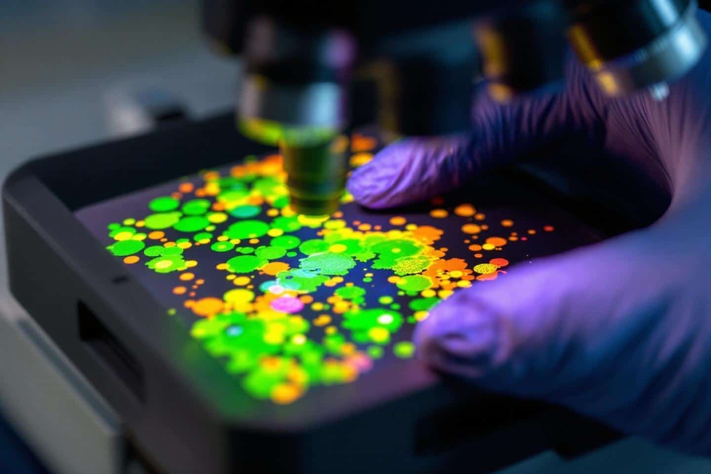 Préparation lame microscope colorant : guide et techniques